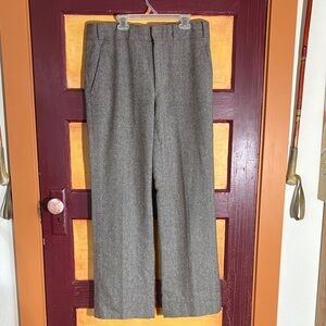 Men's Gray Wool Pants